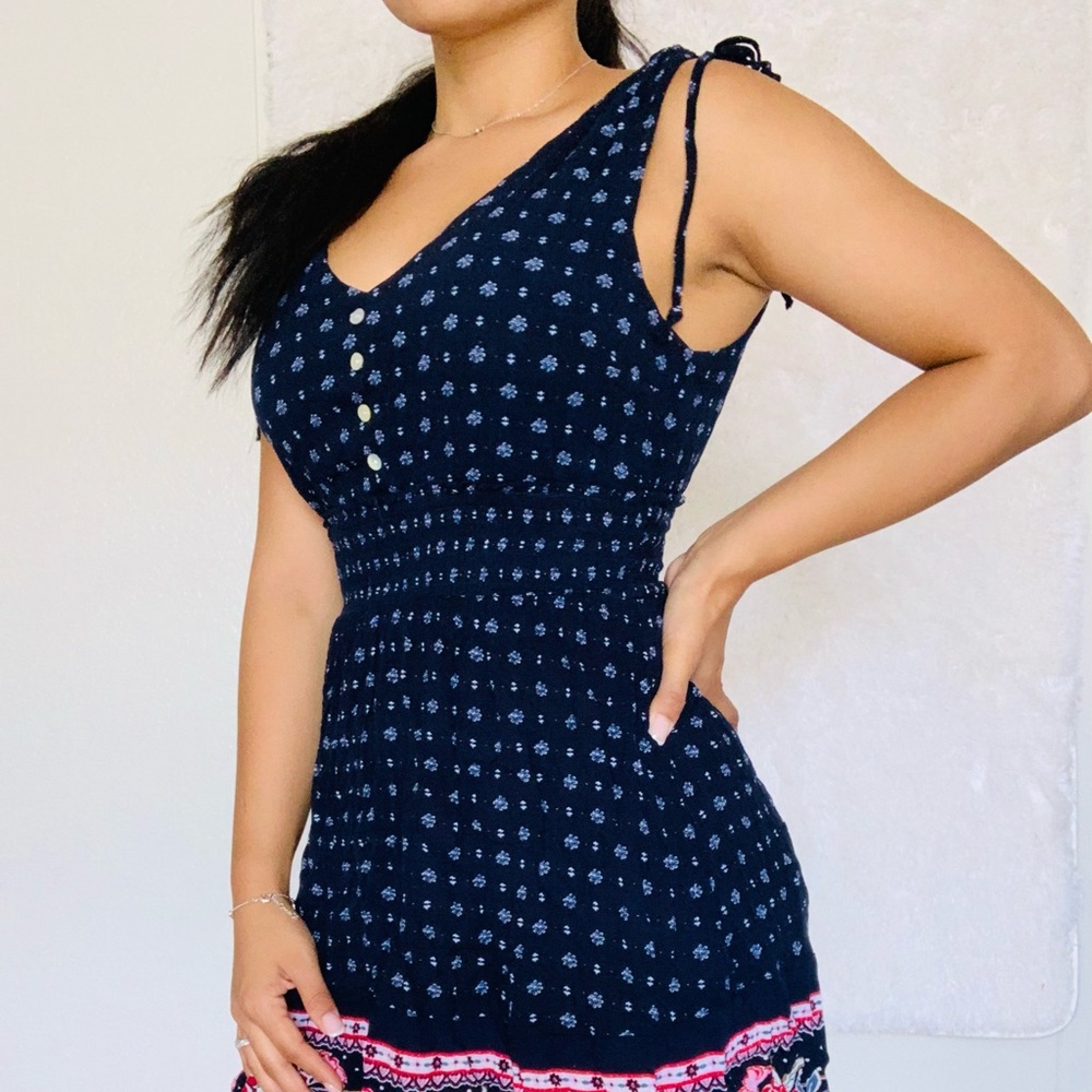 Aeropostale navy summer flare dress
